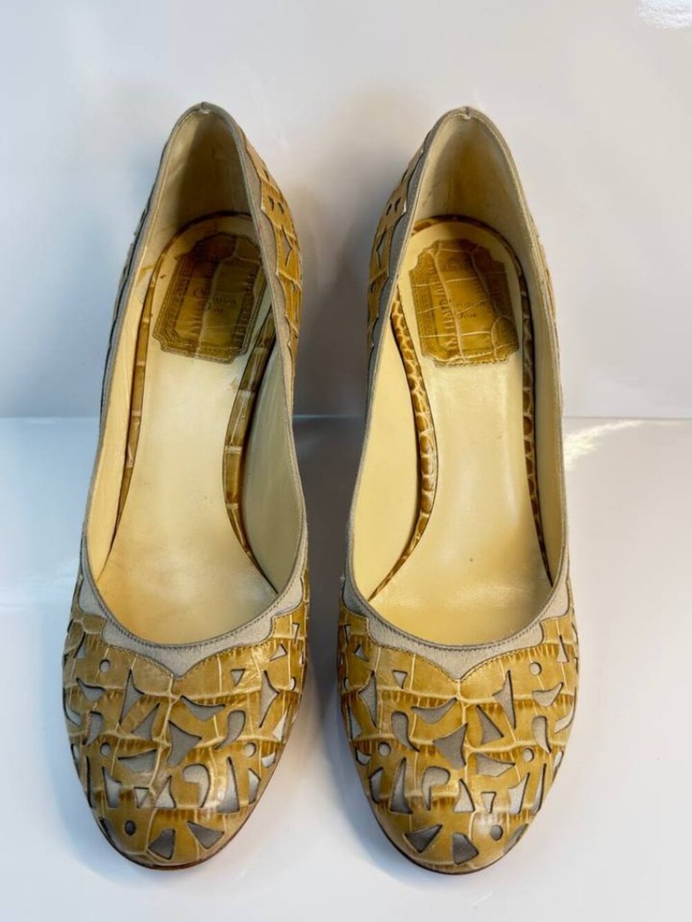 Vintage Christian Dior Leather Pumps – Made in Italy - EU 38 / US 8 - Picture 5 of 16
